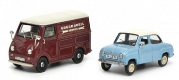 3475 Set Goggomobil: Goggo Limousine und Goggo Kleintransporter 1:43